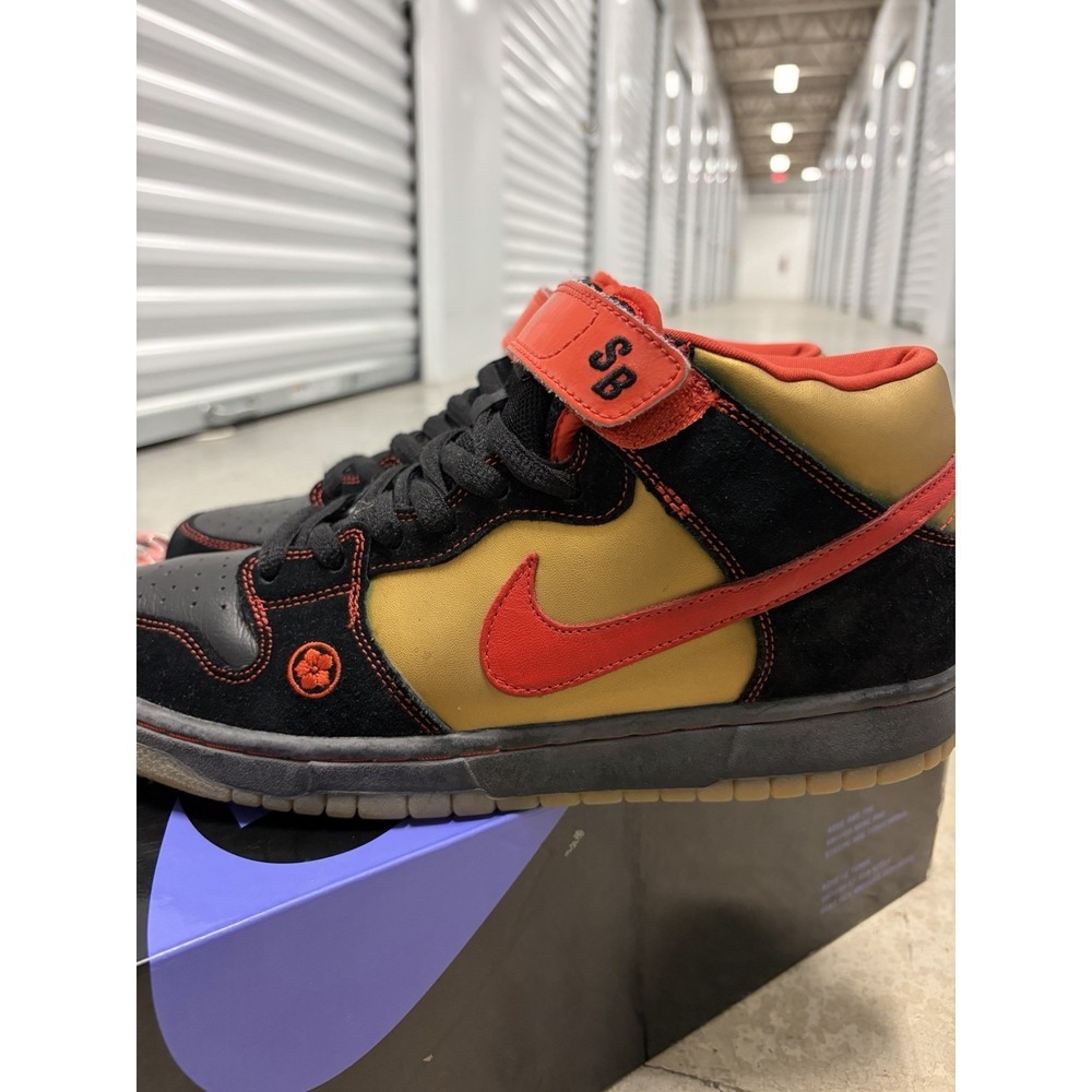 VNDS Size 9.5 Nike Dunk Pro SB Mid Money Cat 2007 BLACK BOX MID - Picture 5 of 11
